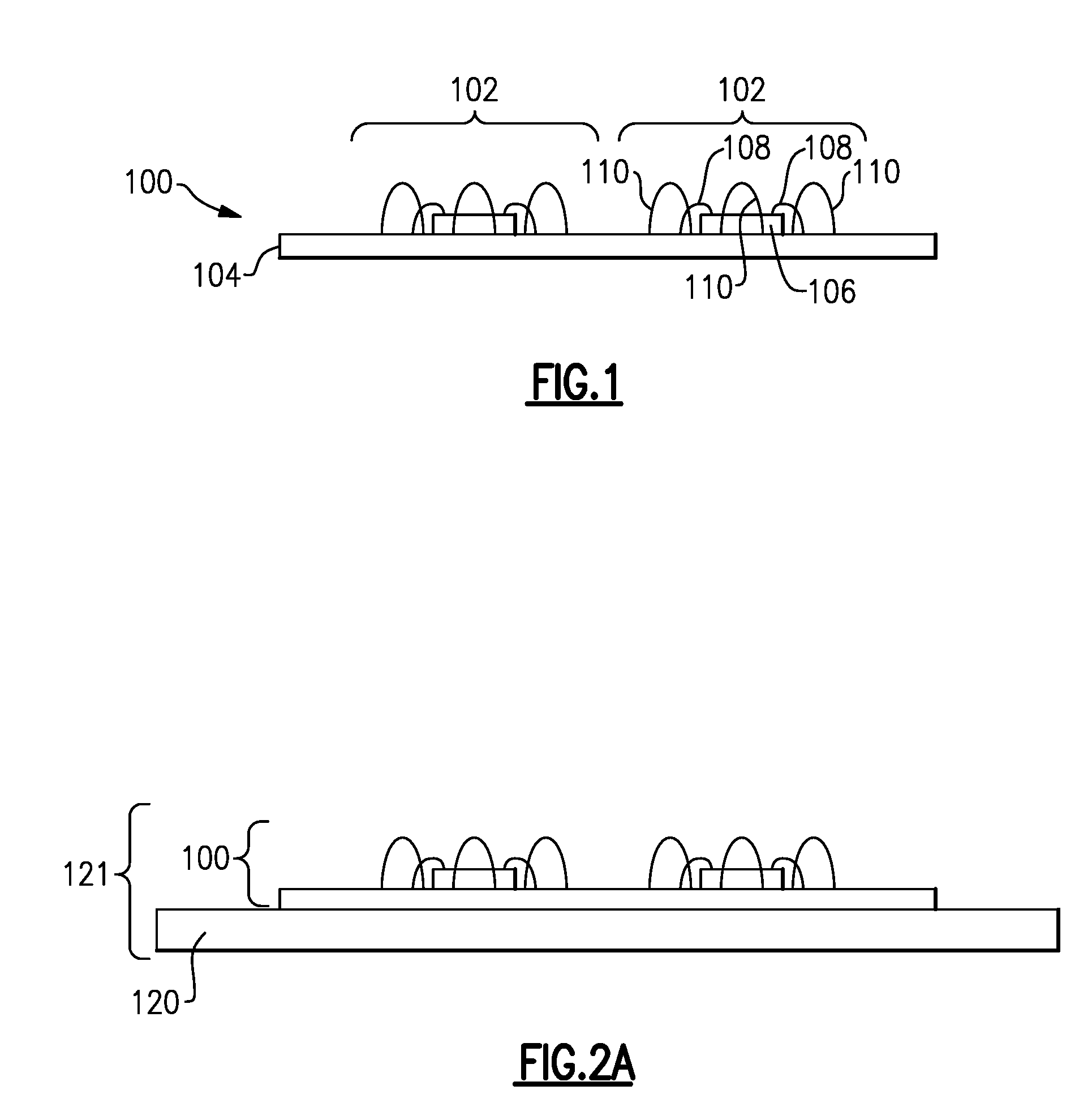 Shielded module having compression overmold