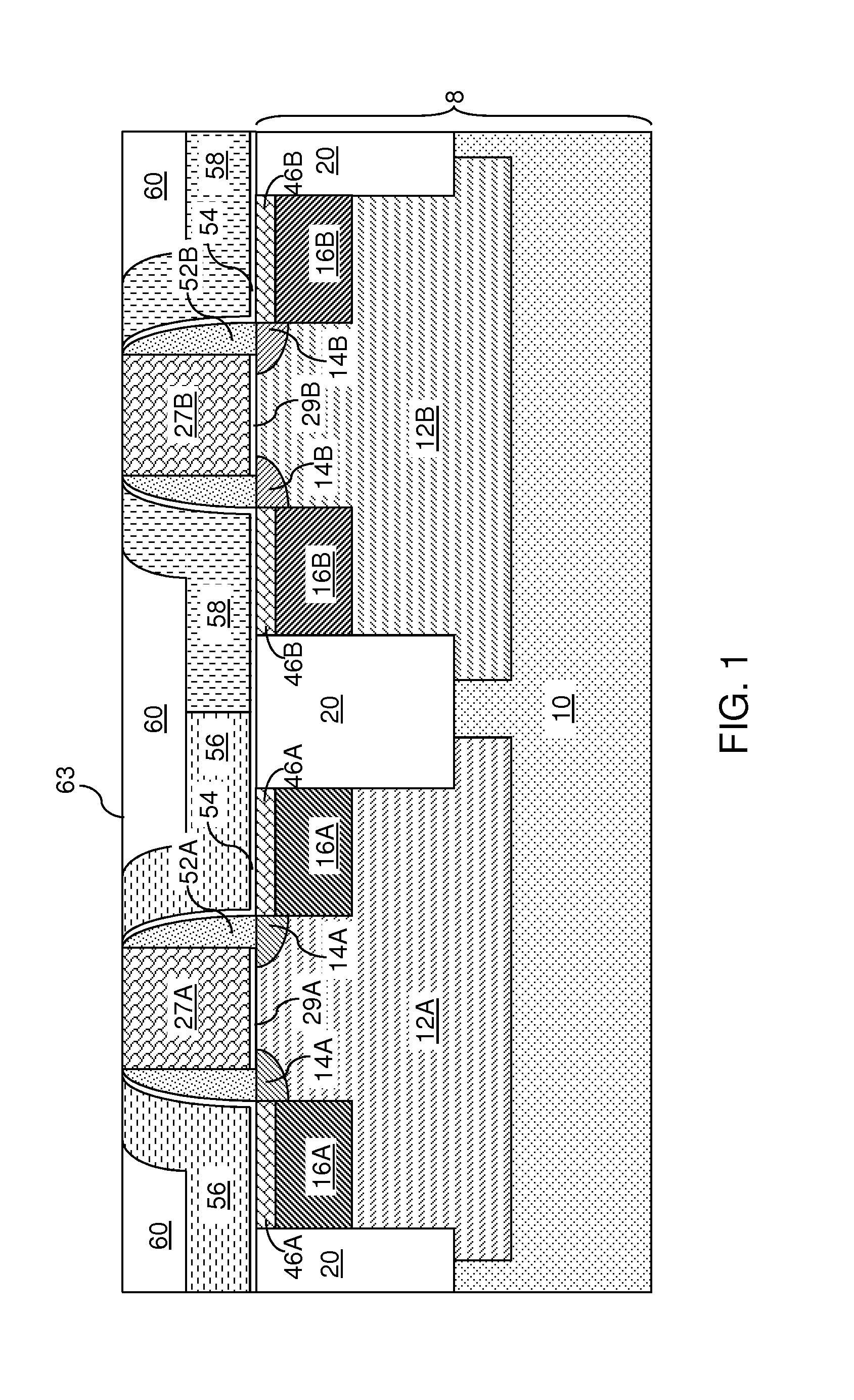 Replacement Gate With Reduced Gate Leakage Current