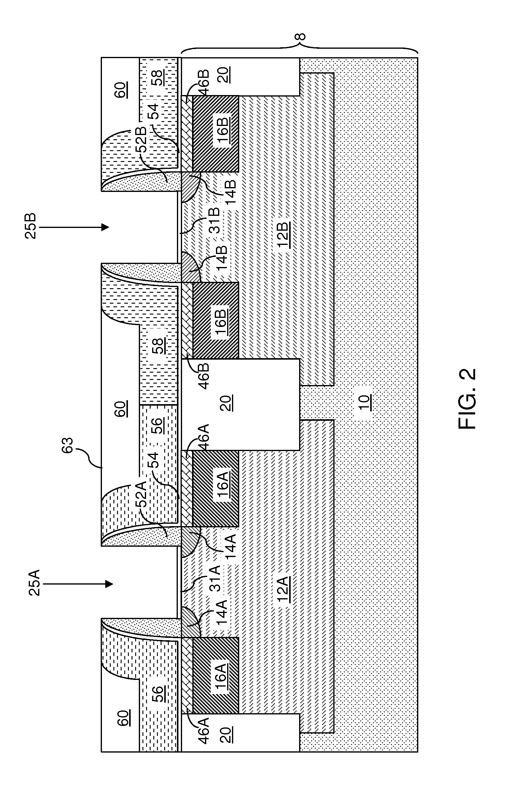 Replacement Gate With Reduced Gate Leakage Current