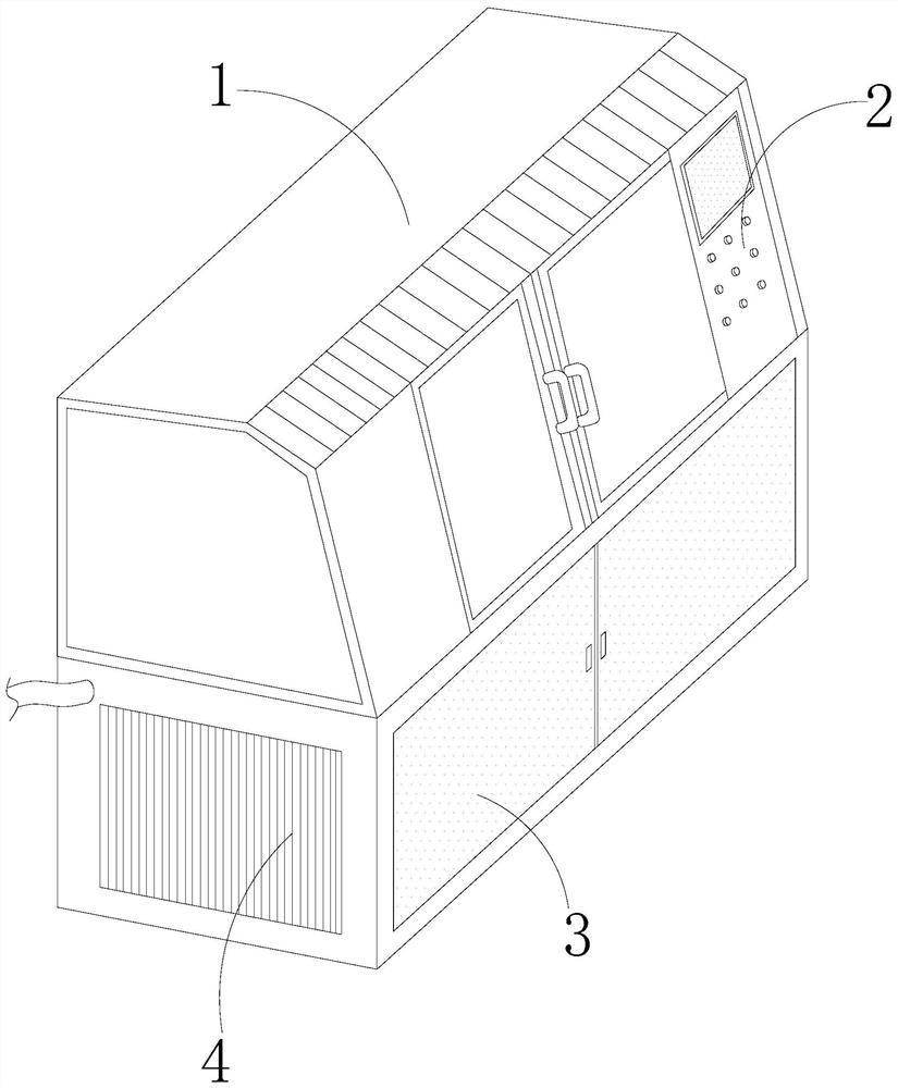 Hardware polishing dust recycling machine