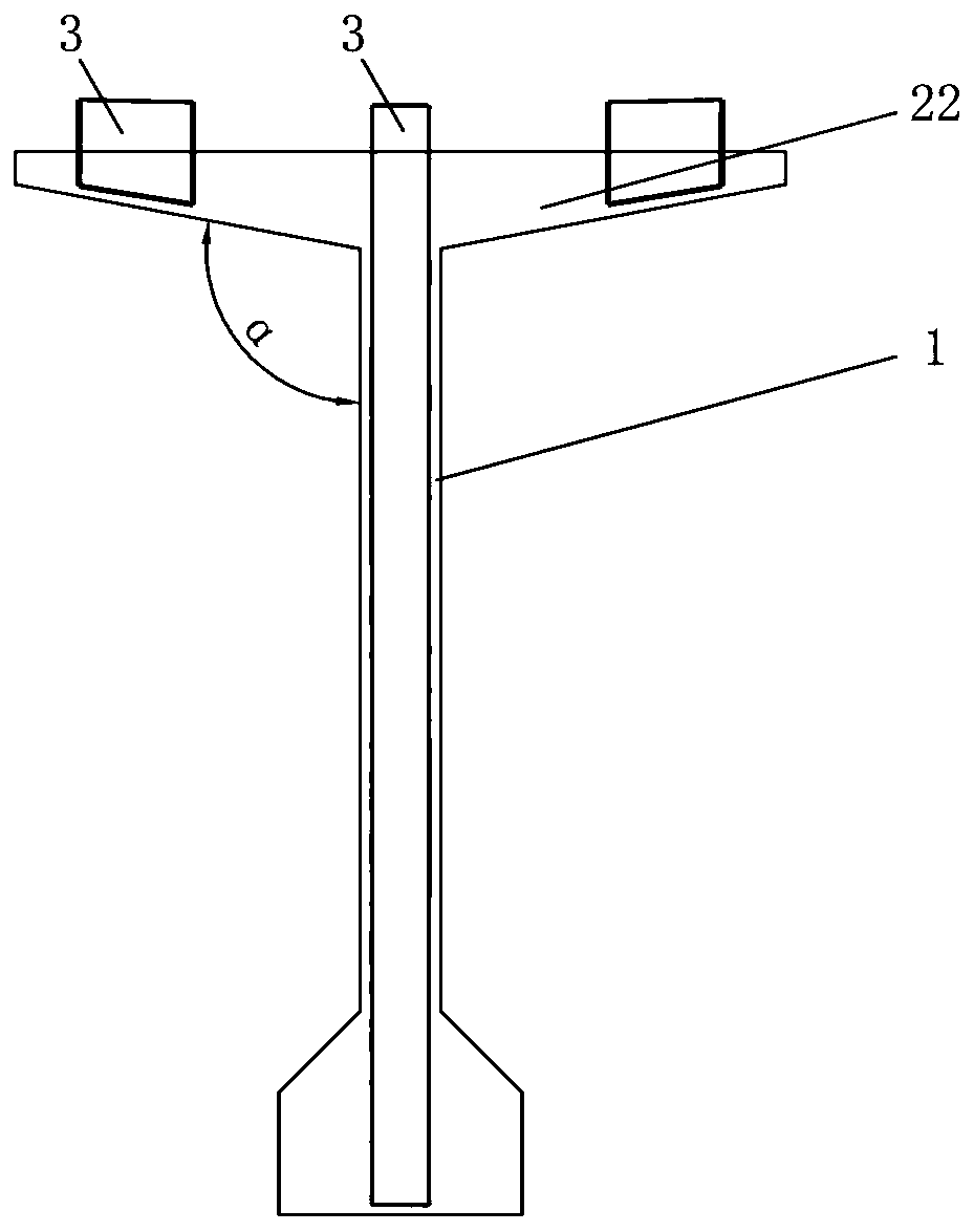 Prefabricated T-beam and construction method