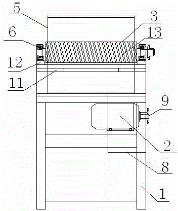 Mechanical type descaling device