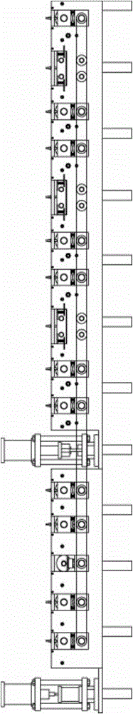 Air inlet frame forming machine for box type fan