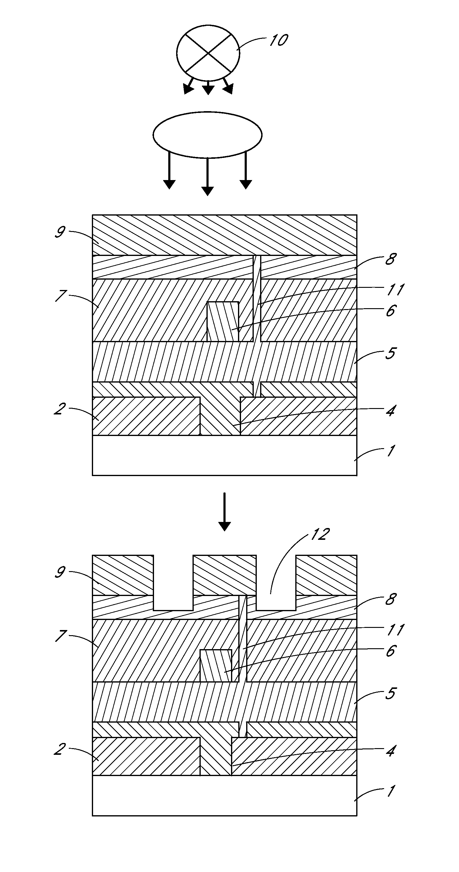 Electrode patterning