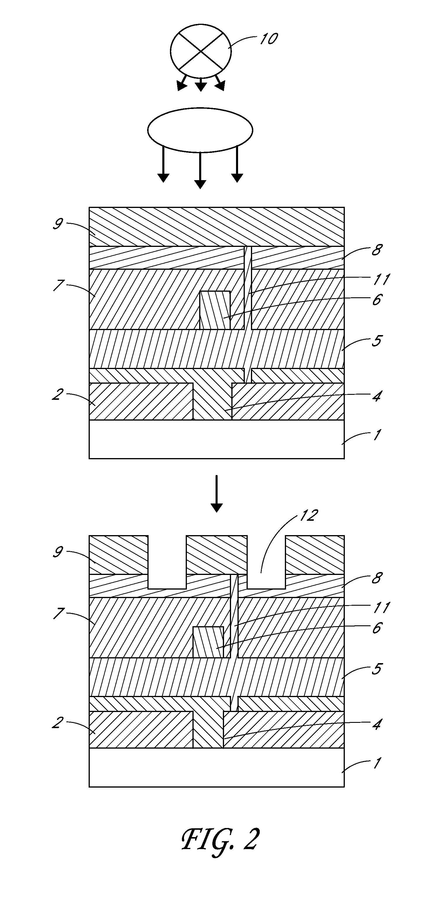 Electrode patterning