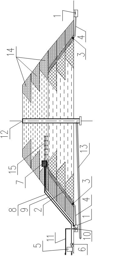 Method for increasing capacity of flat type wet-method red mud disposal site by dry method