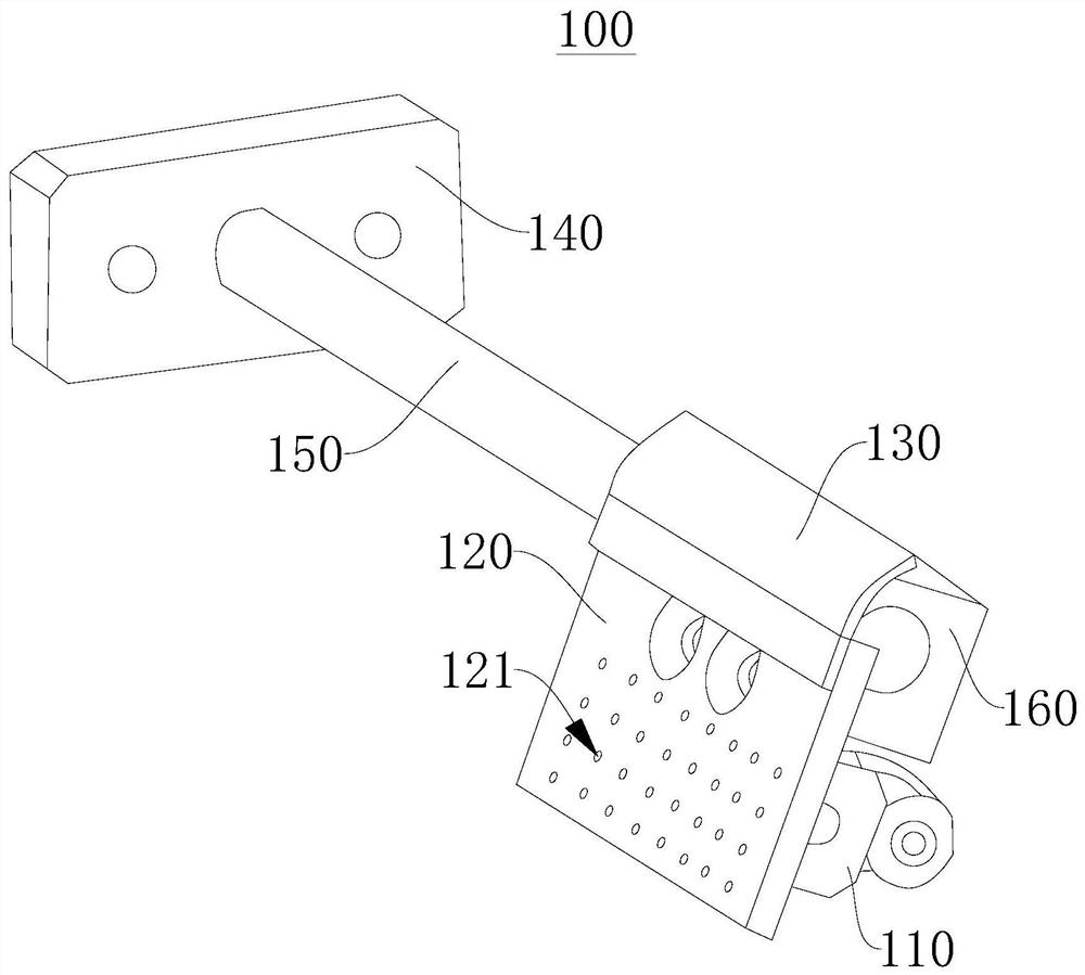 Blowing guide device and battery cell winding system