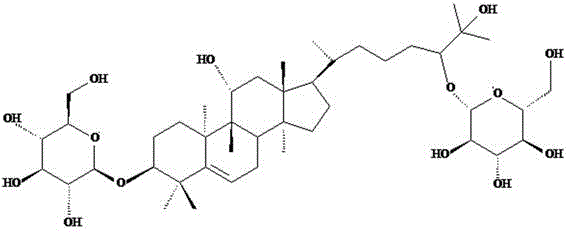 Application of total saponins in unripe siraitia grosvenorii fruit extract in preparation of assistant hypoglycemic drug