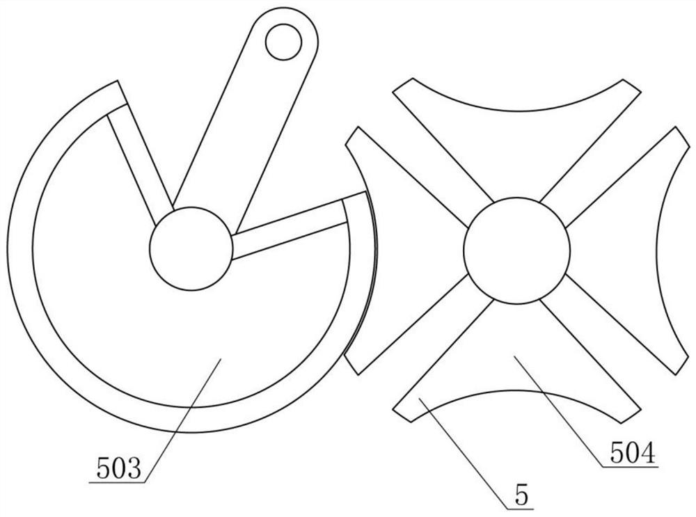 An aluminum alloy propeller cold forging device