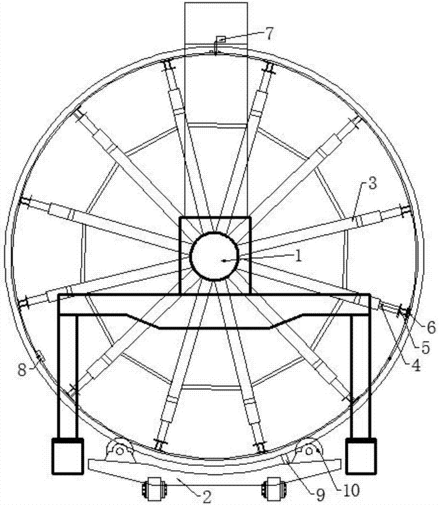 Ultra-large-diameter steel penstock installation method