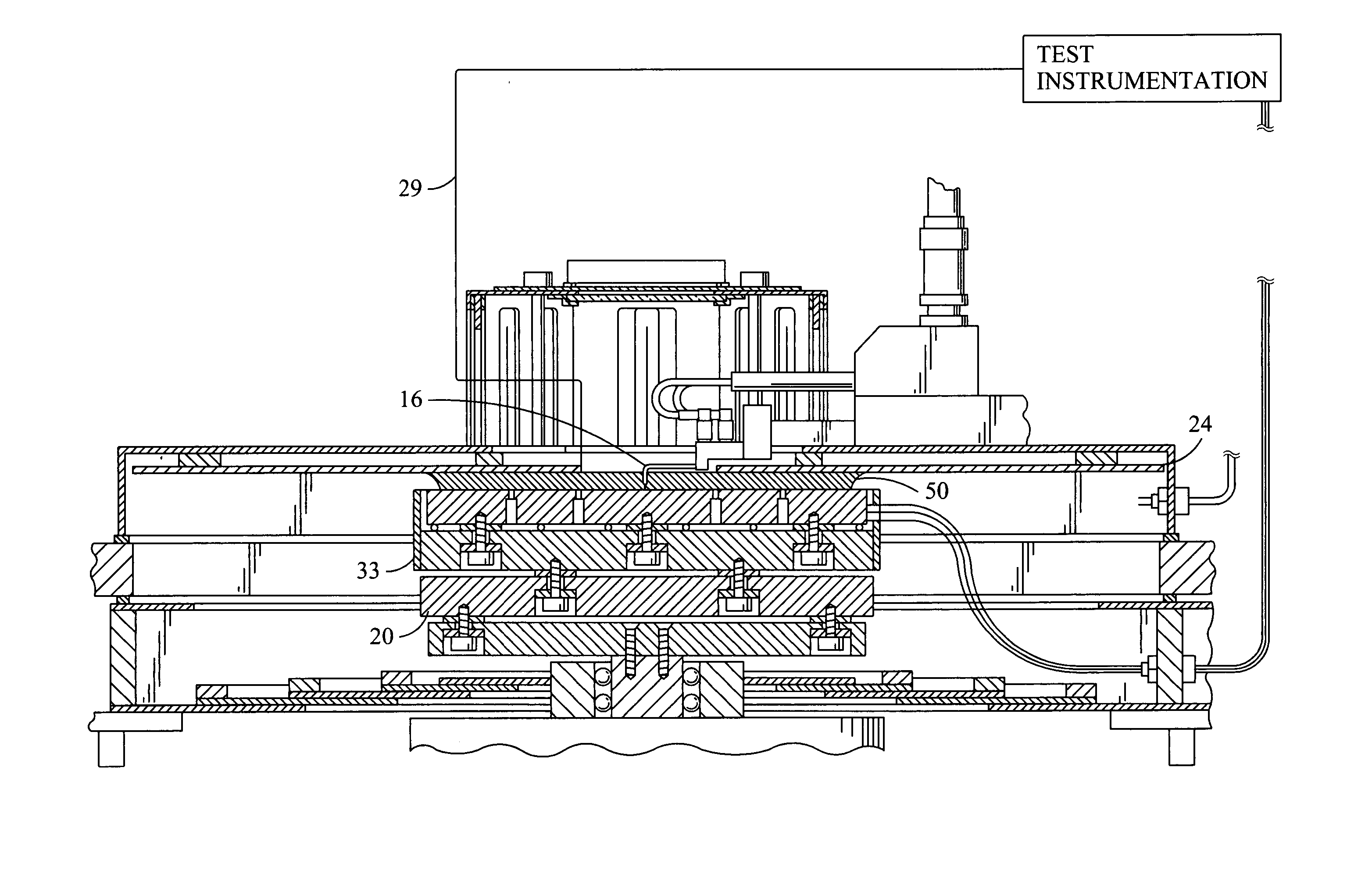 Probe station with low inductance path