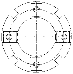 Limit locking nut and limit locking device