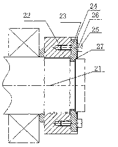 Limit locking nut and limit locking device