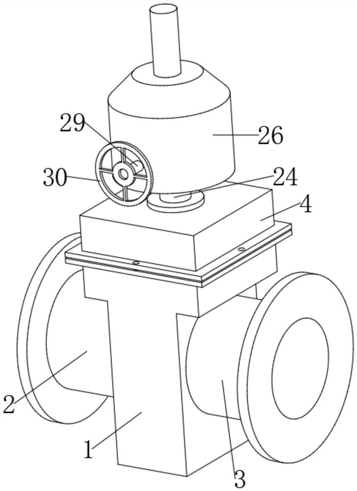 Hydraulic forced sealing flat gate valve