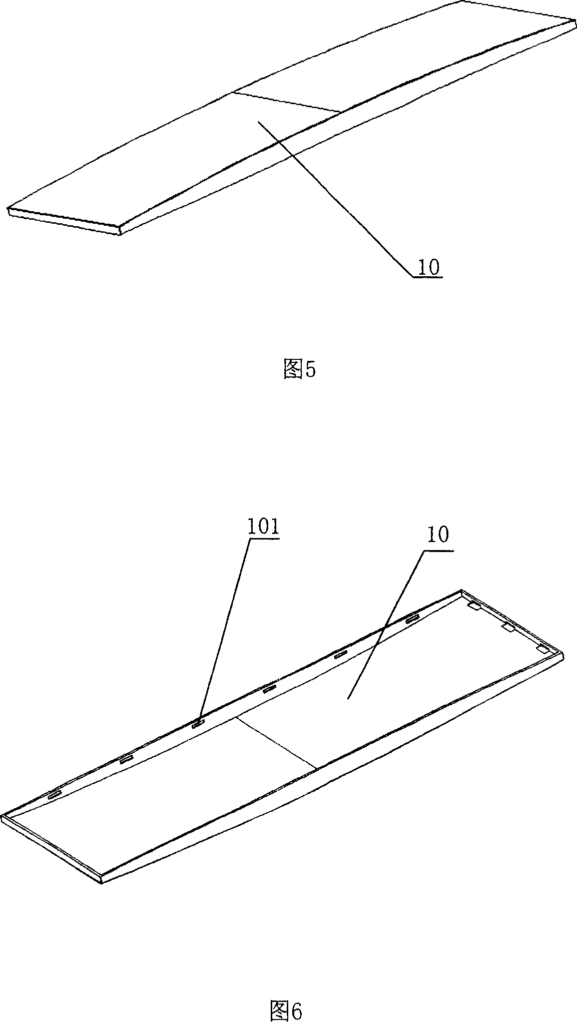 Air-out device for locker machine equipped with decorated sheet adopting mould involution writing novel process