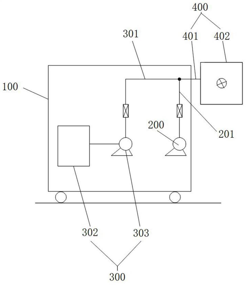 Mobile workstation and method for killing novel corona-virus in refrigerated container