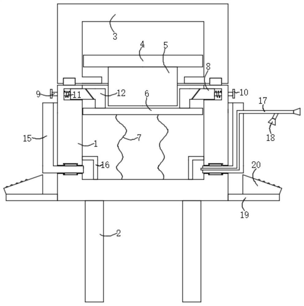 A temperature-controlled sprinkler