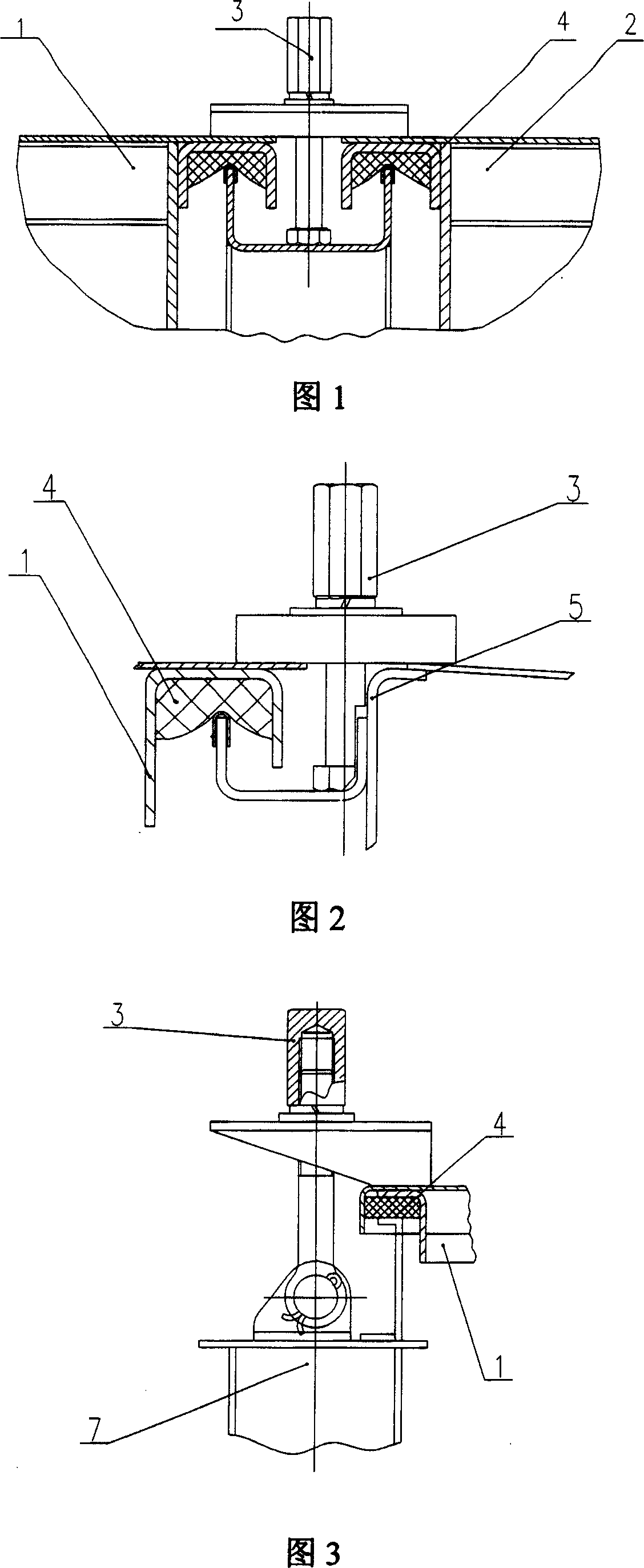 Locomotive top cap sealing method and device