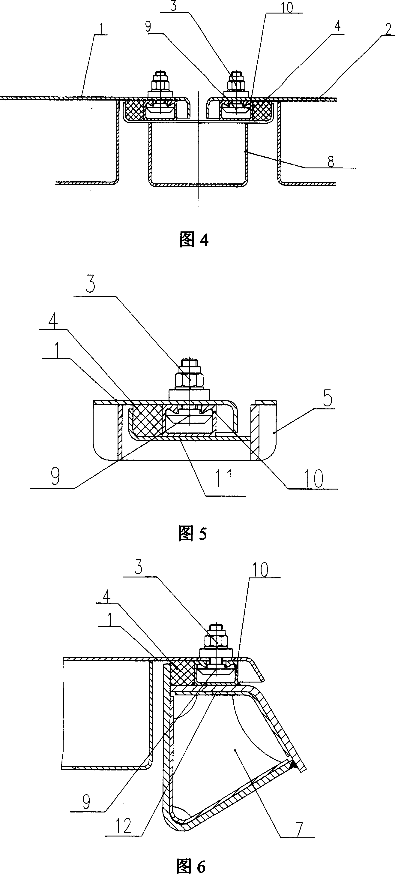 Locomotive top cap sealing method and device