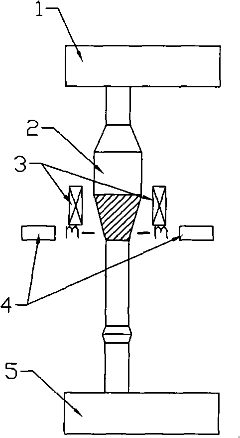 Method of stretching glass preform bar