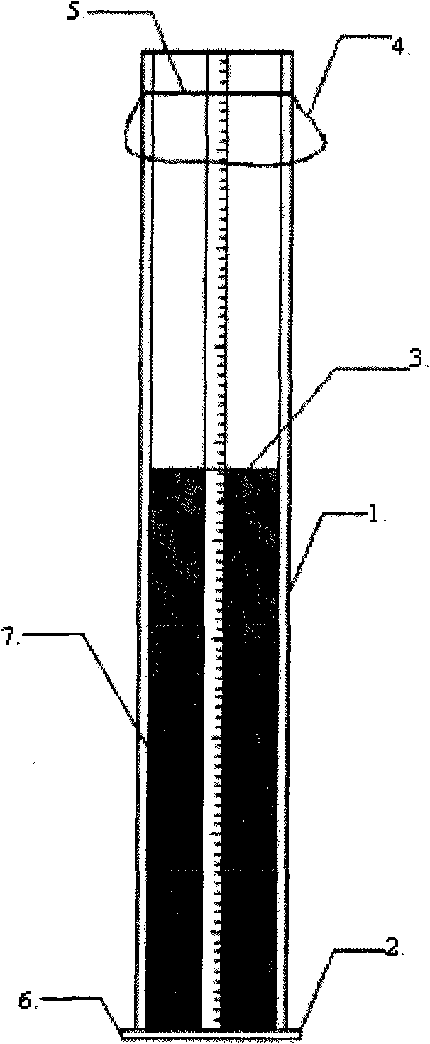 Testing device for simulating warp self-weight settlement consolidation process by settlement column indoors