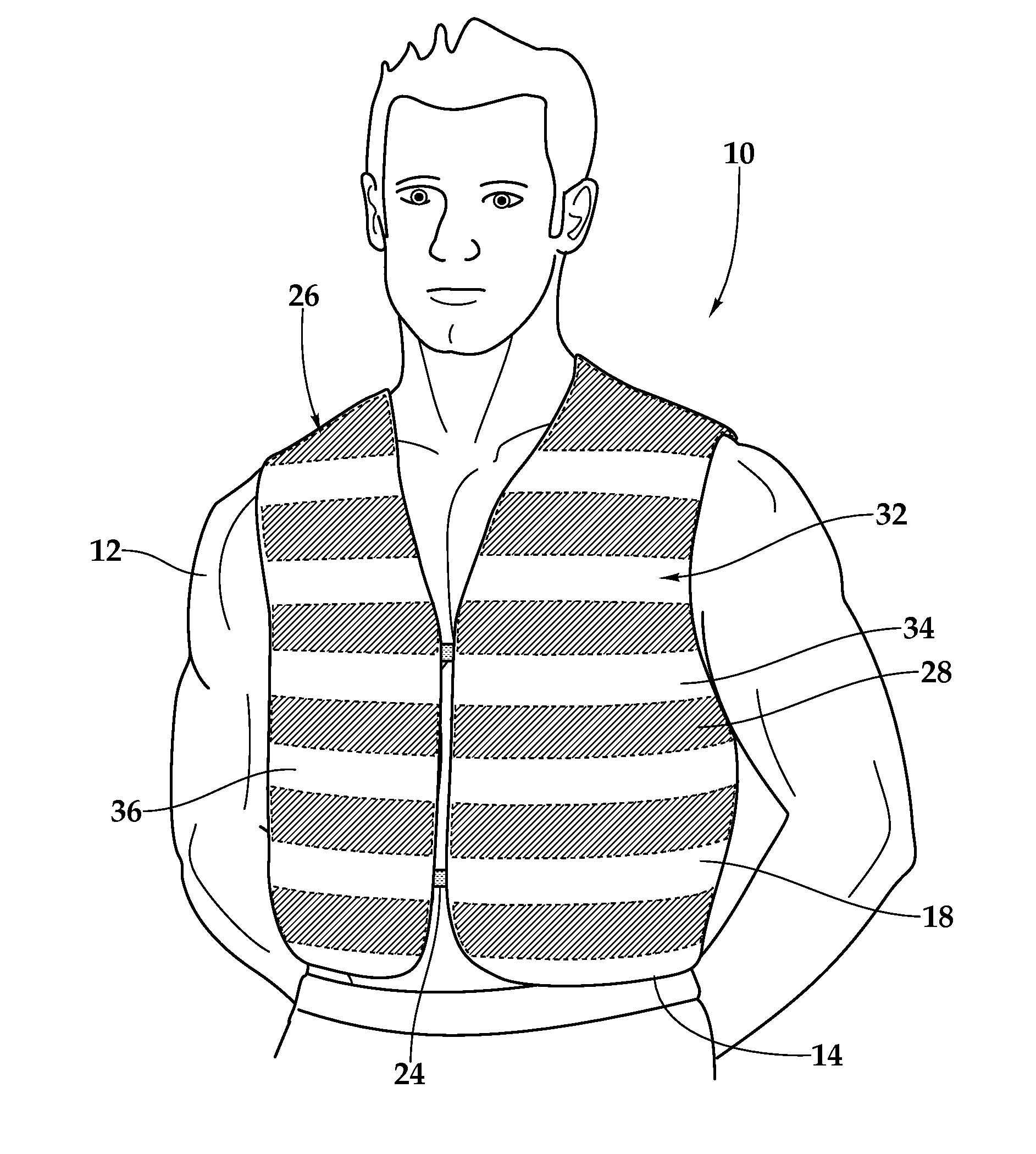 Cooling Article of Clothing and Method of Use for Same