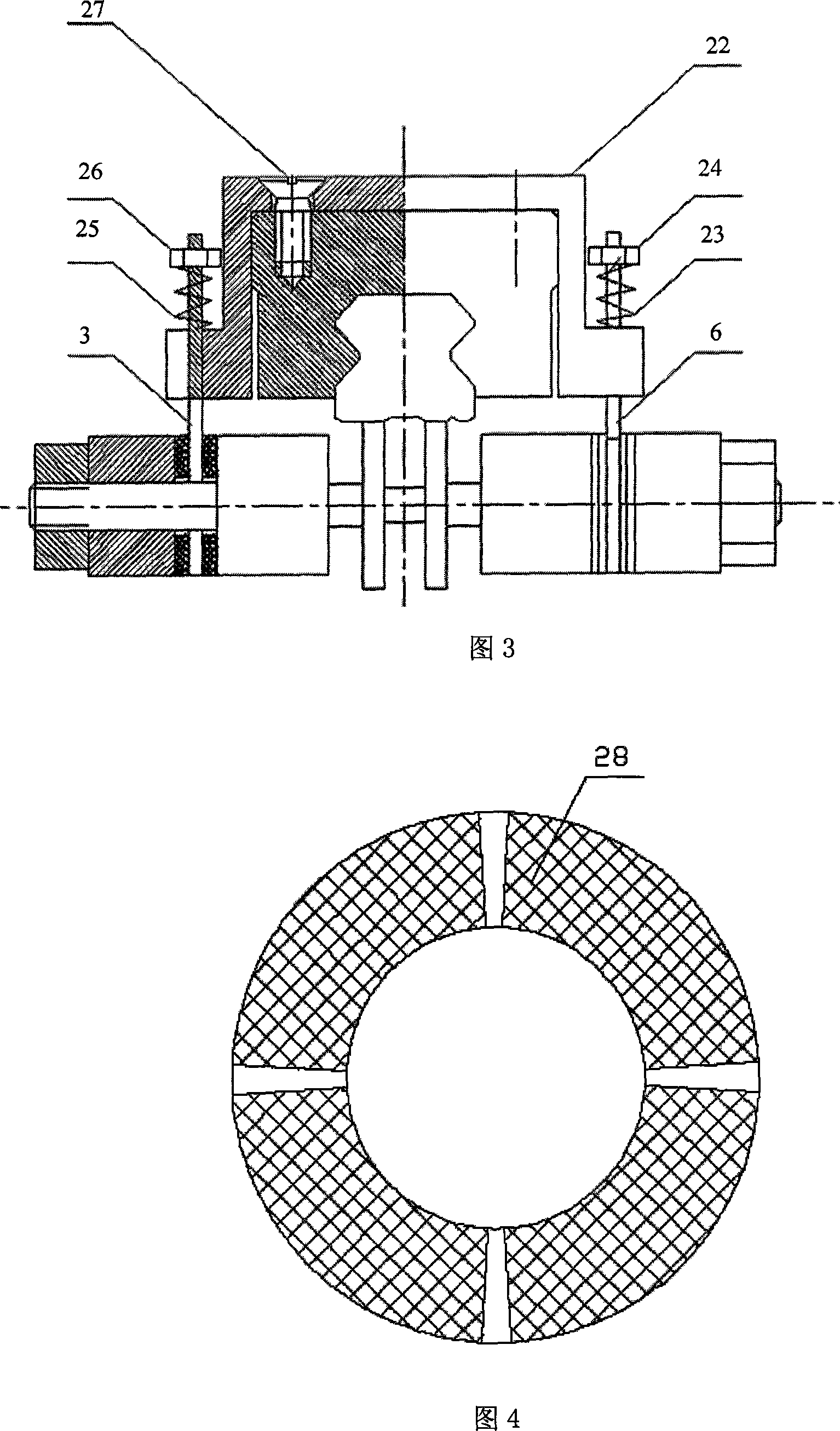 Column structure dual-wheel foot driving linear ultrasonic motor and electric exciting manner