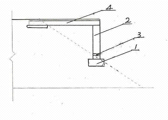 Method for increasing single lane by utilizing roadbed