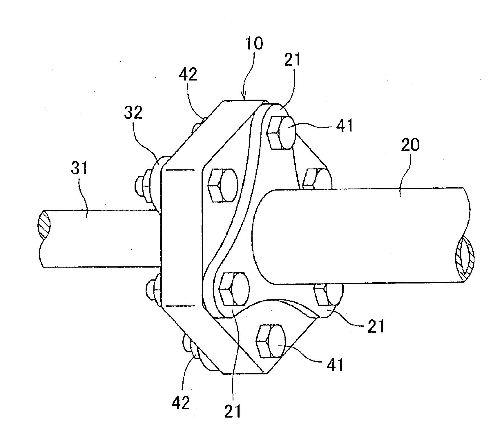 Flexible coupling and vehicle motive power transmission apparatus