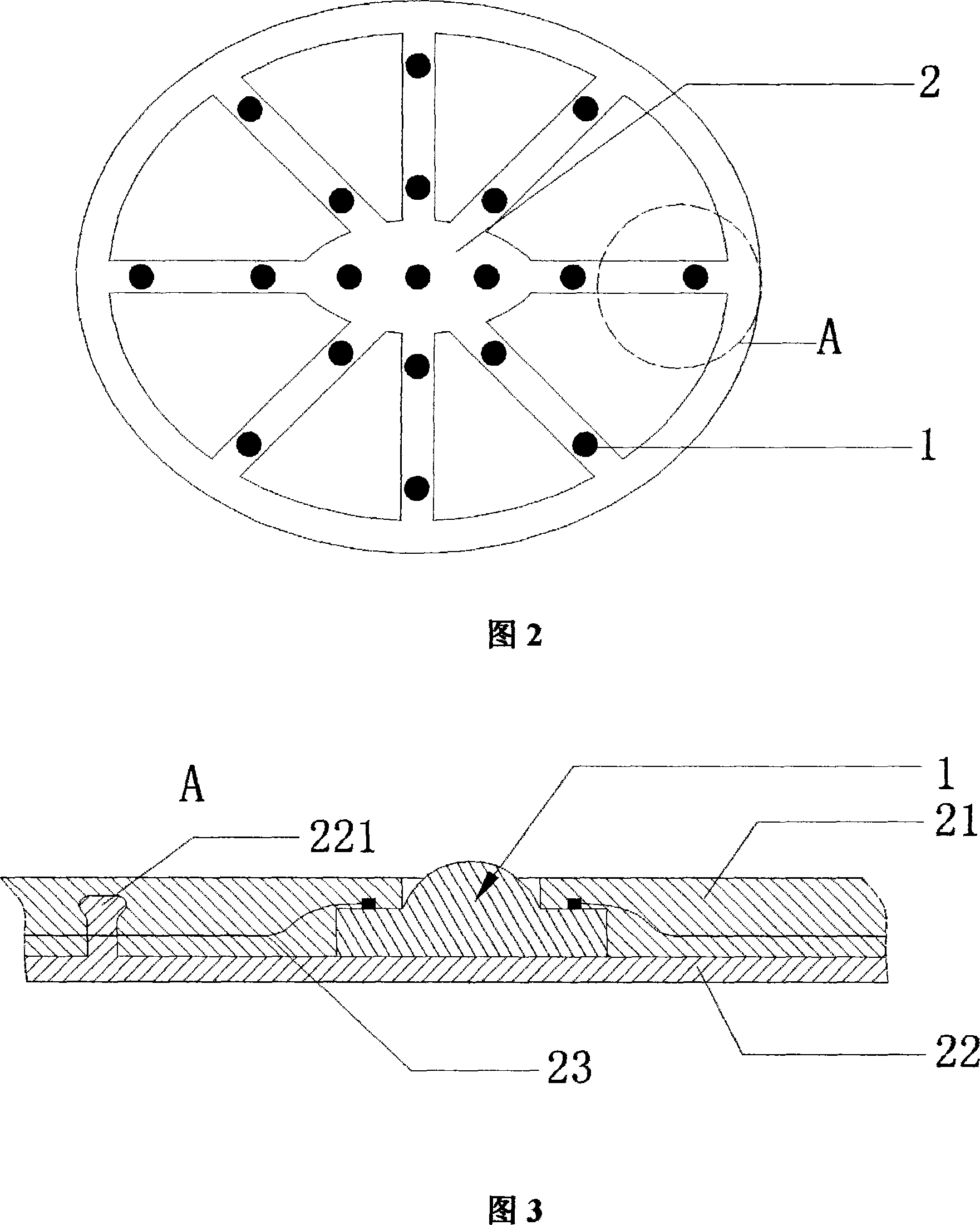 Breast enlarging method and device