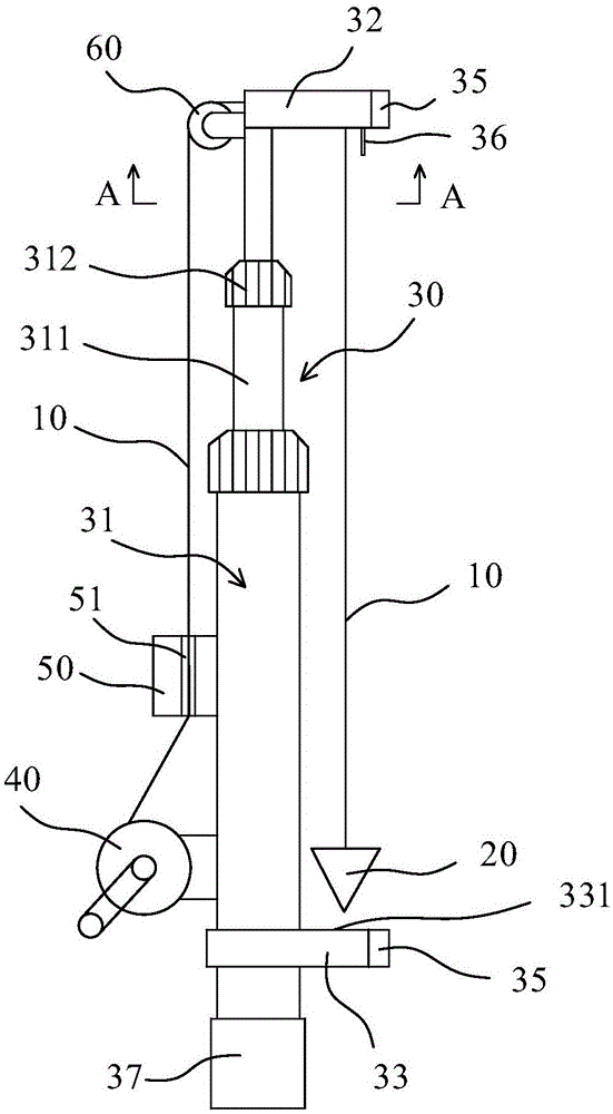 High pole plumb bob