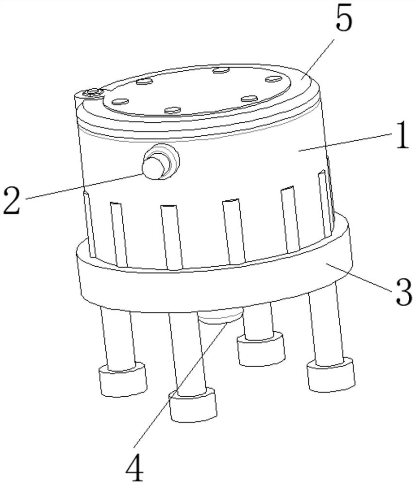 Mechanical part cleaning device