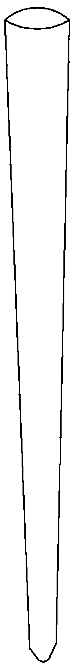 Root canal disinfecting core facilitating clinic operation and preparation method thereof