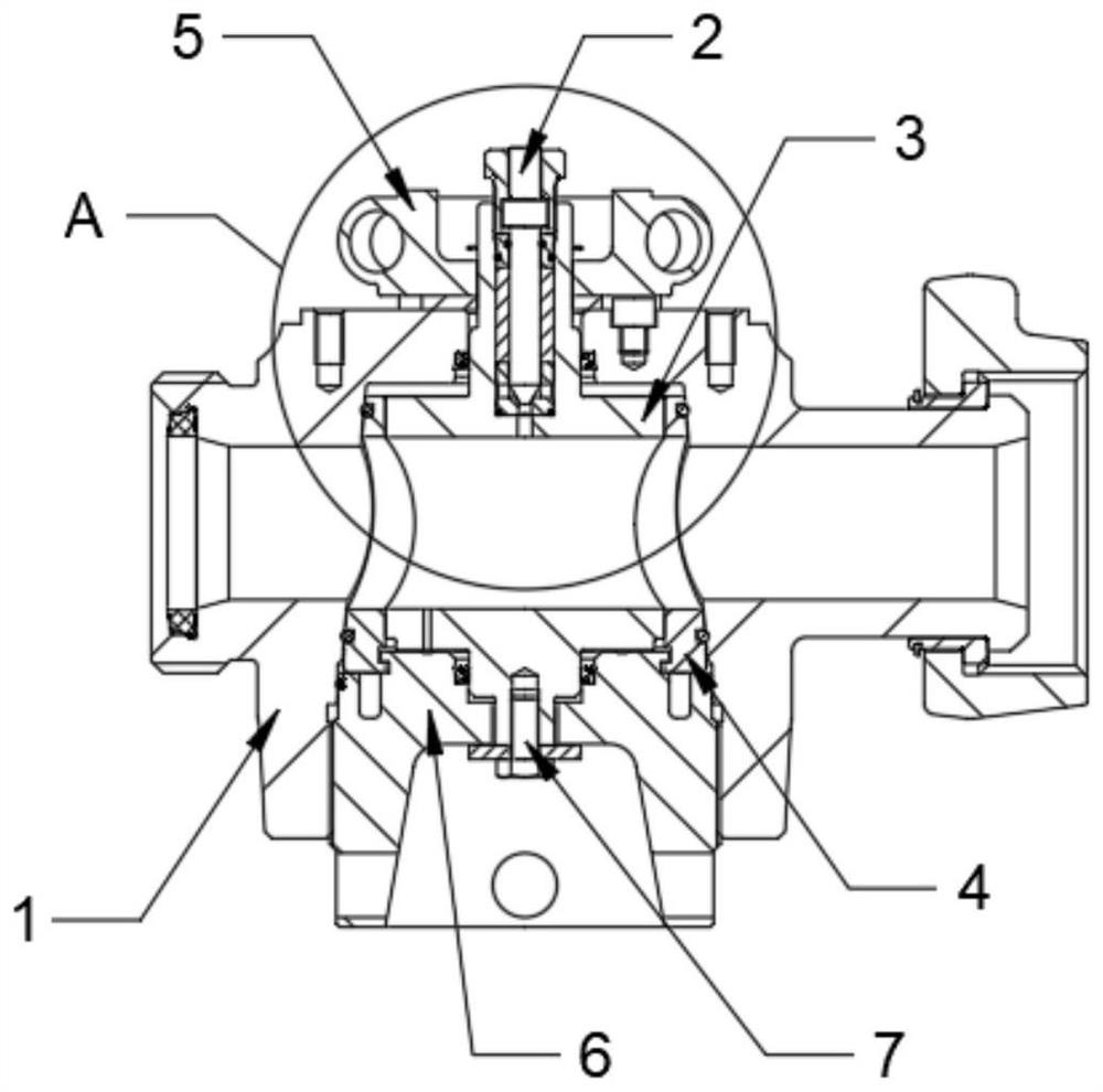 Novel overflow plug valve used in high-pressure state