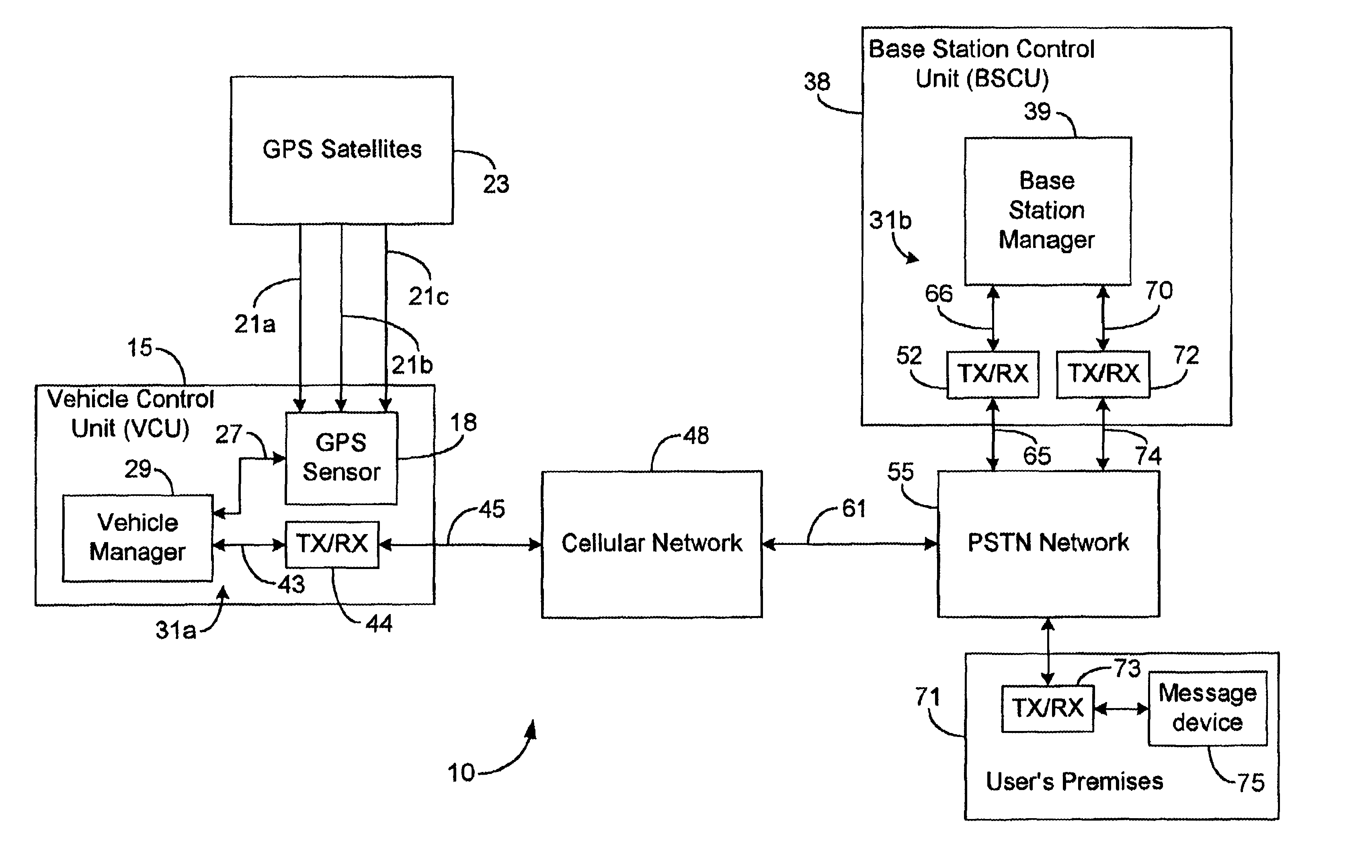 System and method for activation of an advance notification system for monitoring and reporting status of vehicle travel