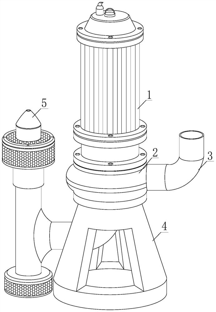 Water pressure regulation and control automatic coupling type submersible pump