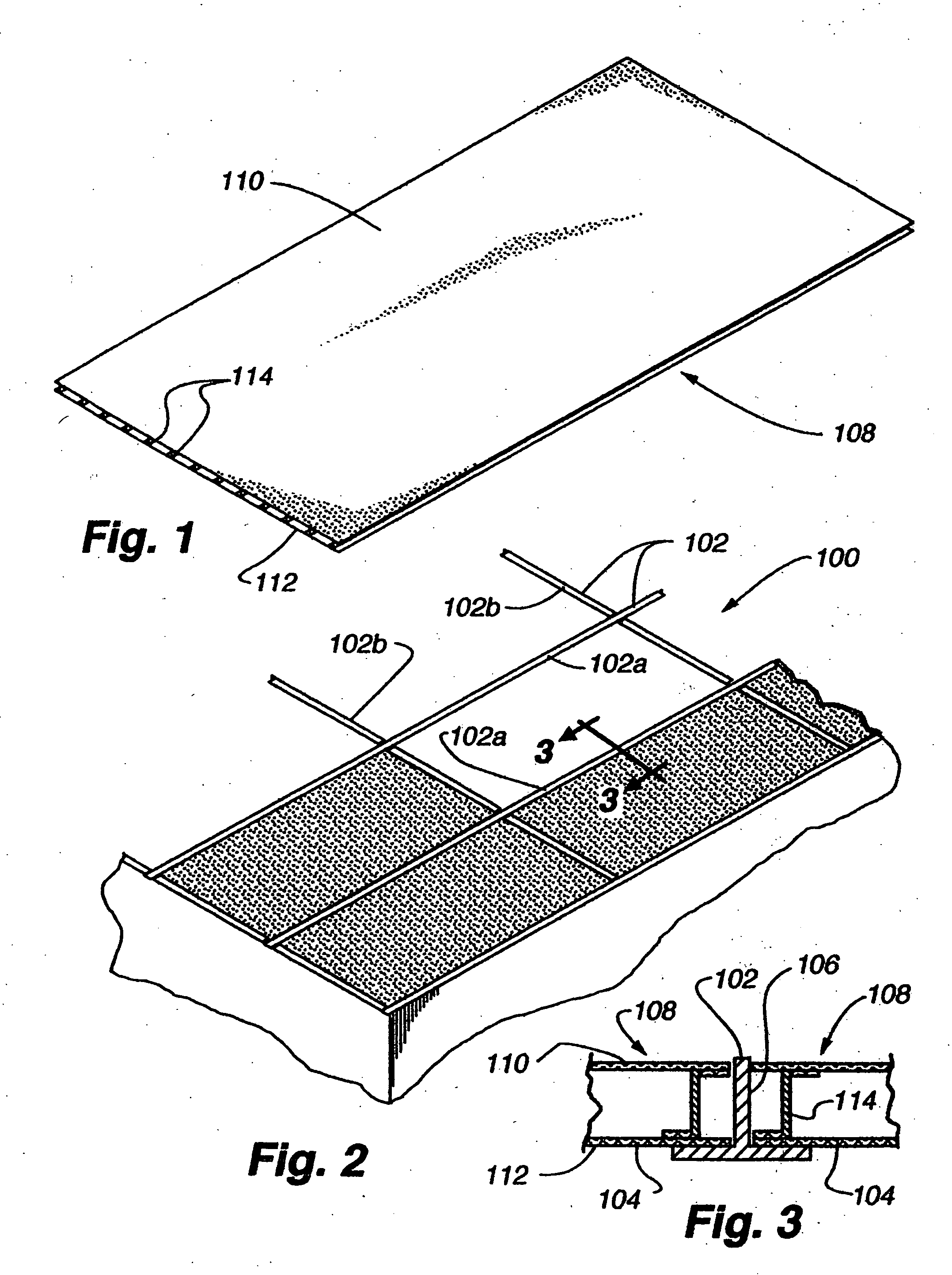 Ceiling system with replacement panels