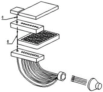 Experiment operating platform special for food detection