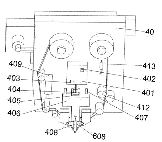 Eliminating scaling powder device and method used for hard disk drive printed circuit board (PCB) processing