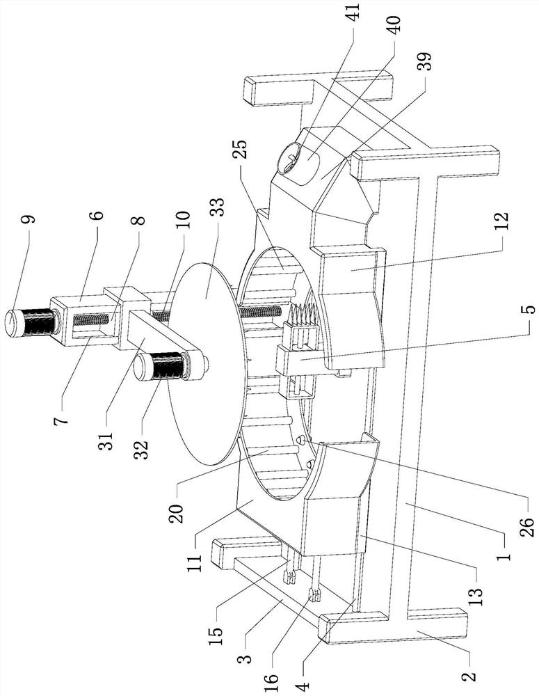 Cutting device for waste tire machining