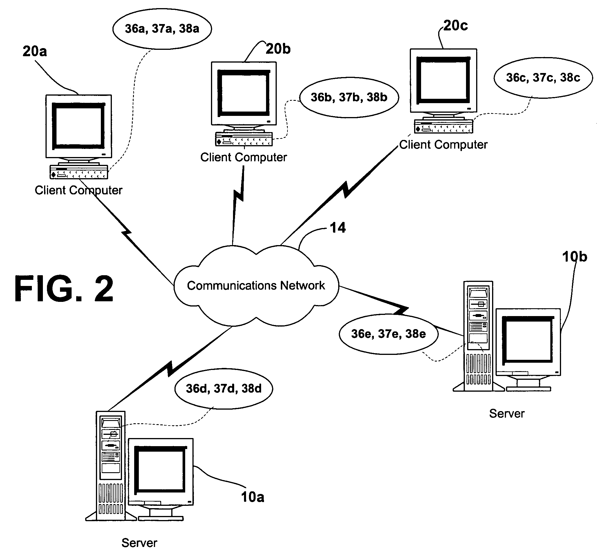 Partial migration of an object to another storage location in a computer system