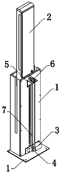 Intelligent safe elevating guardrail