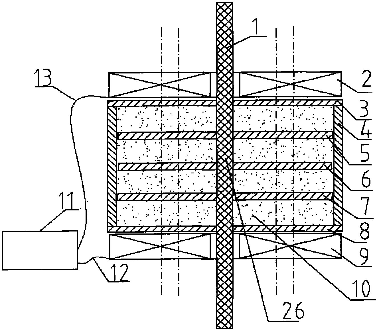 Rocking type magnetorheological damper