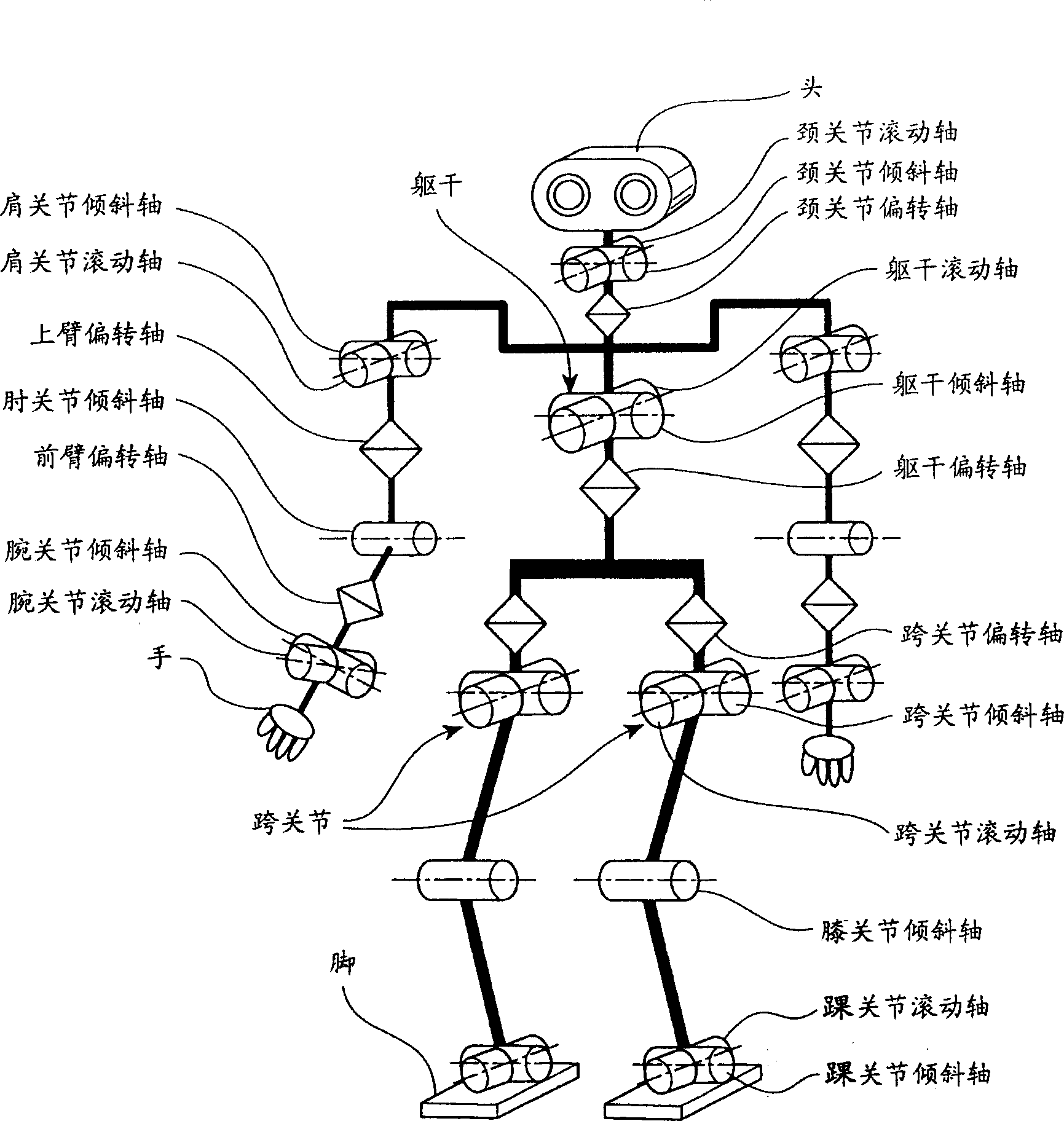 Leg type moving robot, its motion teaching method and storage medium