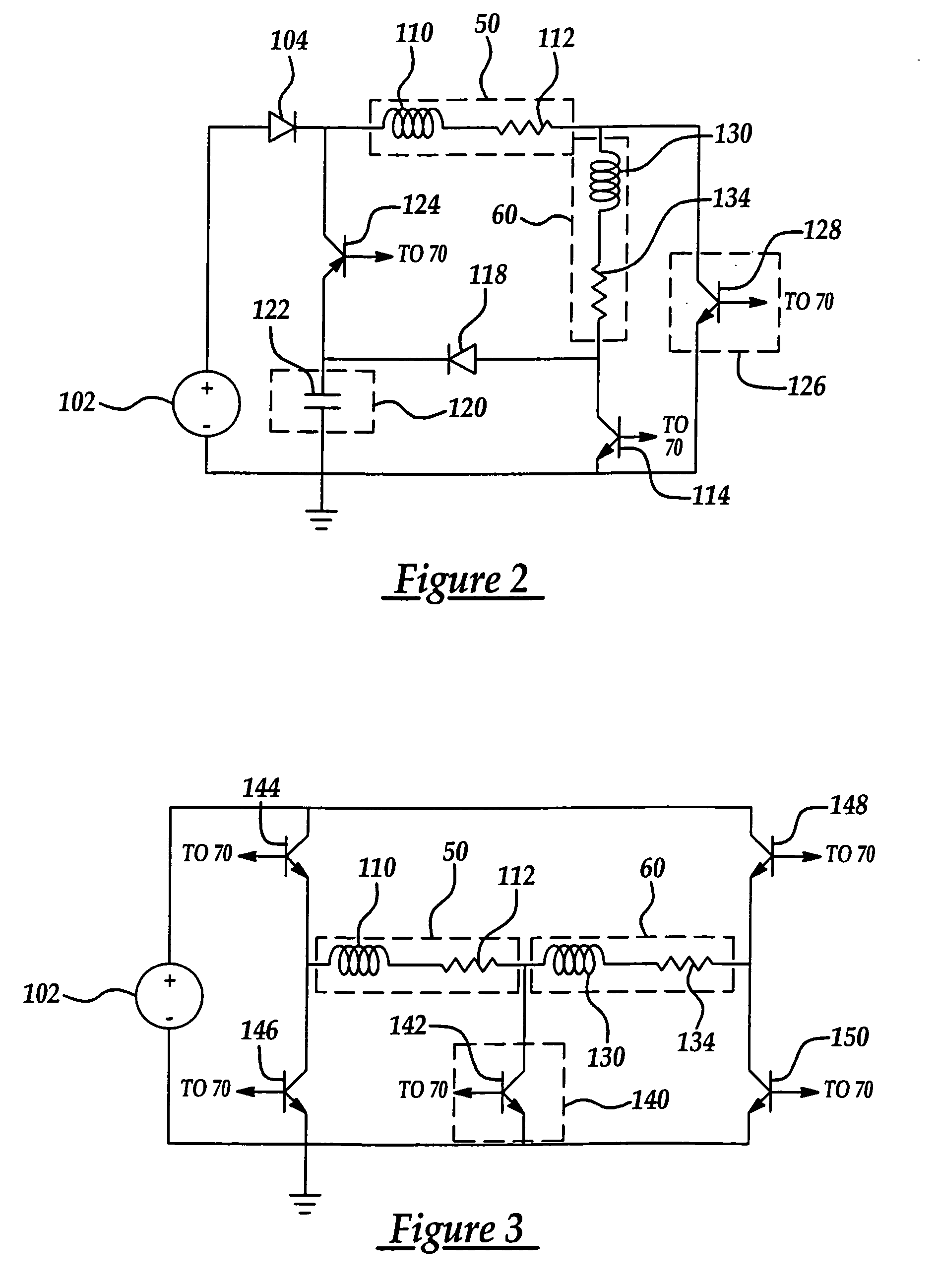 Electromagnetic valve actuation with series connected electromagnet coils