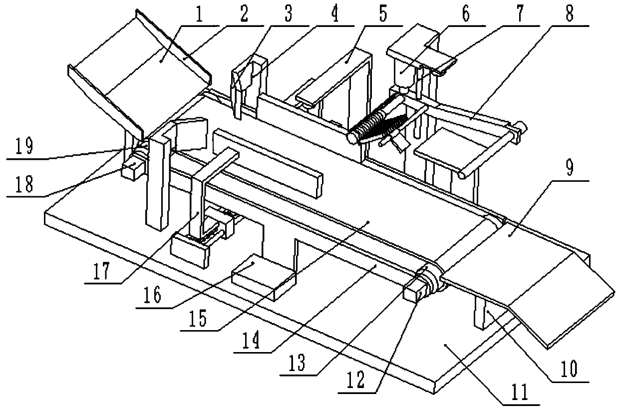 A carton unpacking device