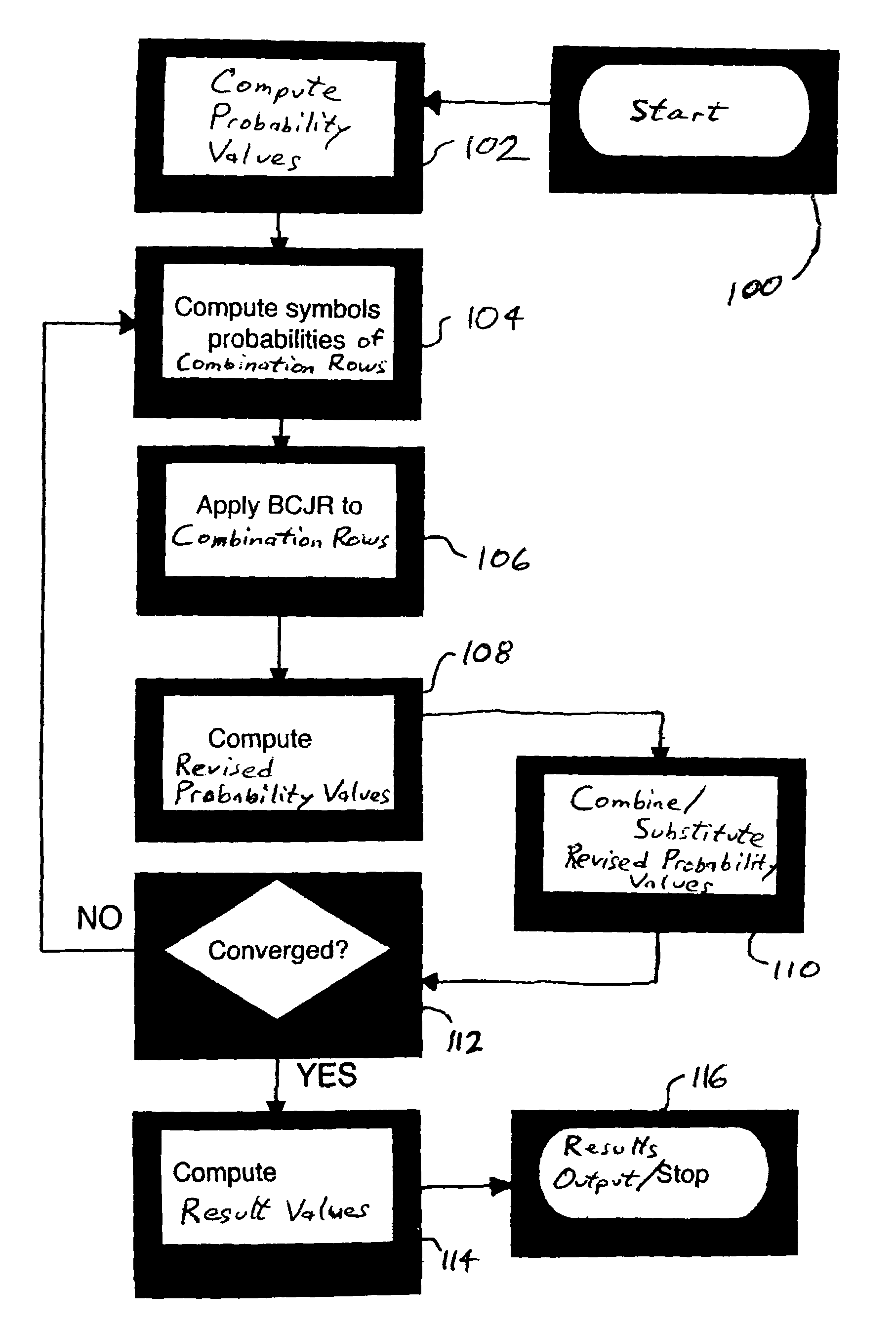 Method and system for near optimal iterative detection of the 2-dimensional ISI channel