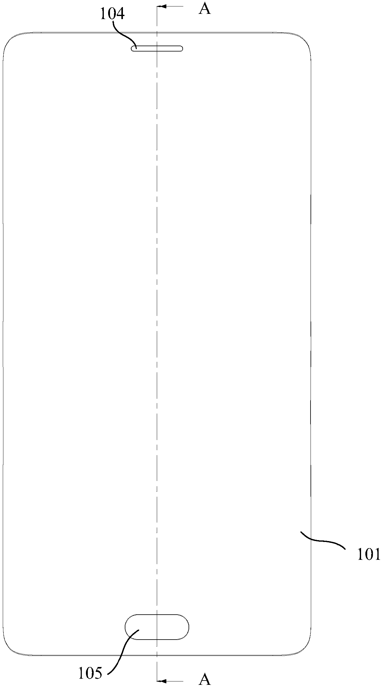 Cover plate glass stacked structure and processing method thereof