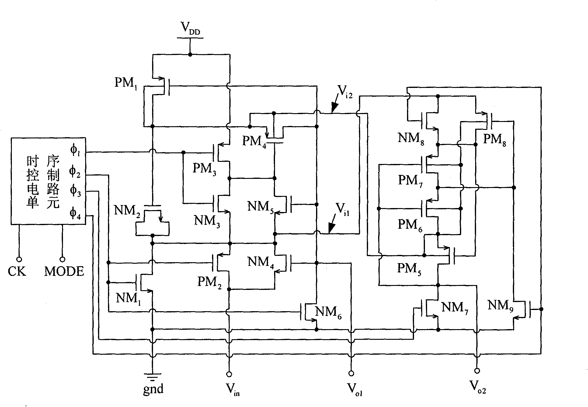 Controlled dual-output bootstrap circuit