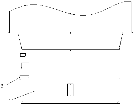 A uniform coal feeding device for a three-waste mixed combustion furnace